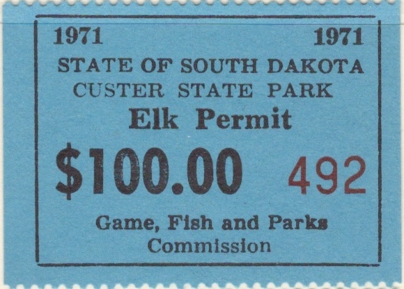 South Dakota elk permit